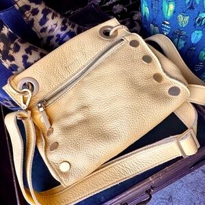 Hammitt “Tony”buttery yellow crossbody dimensions in pics